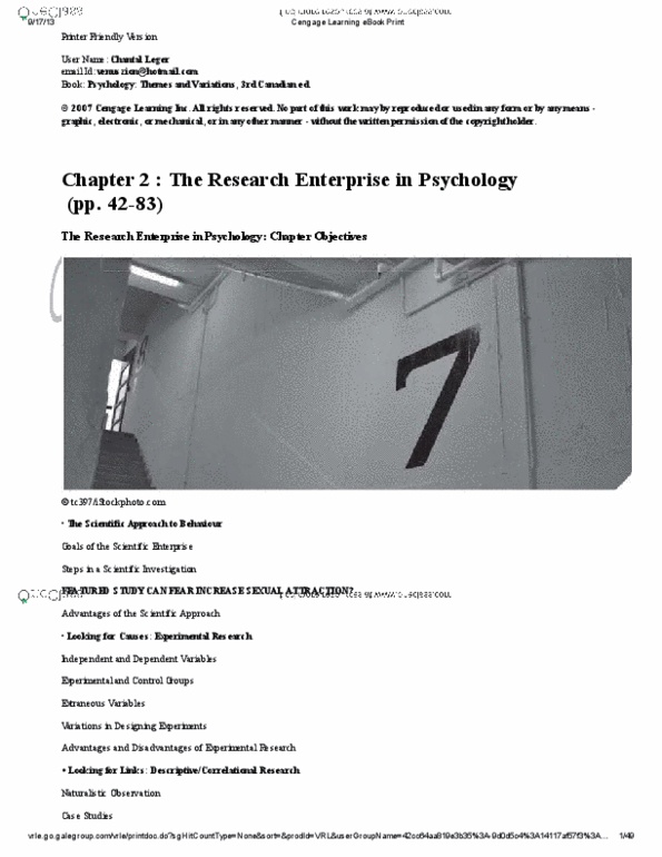 PSYC 1001 Chapter 2: Phychology - Themes and Variations, 3rd Canadien ed - Chapter 2.pdf thumbnail