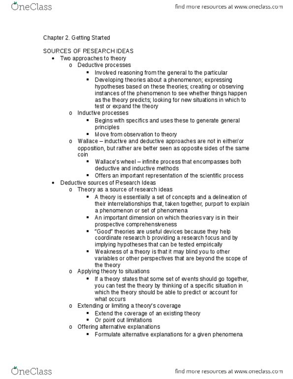CRIM 220 Chapter Notes - Chapter 2: Convergent Validity, Predictive Validity, Discriminant Validity thumbnail