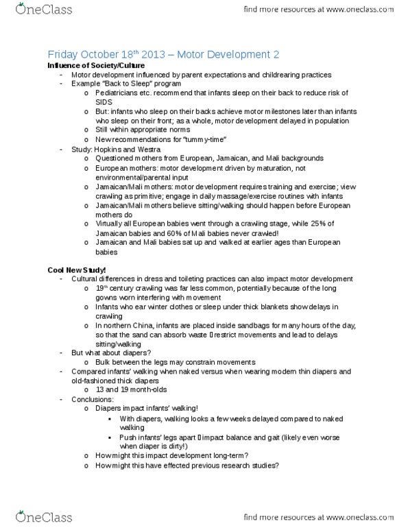 PSYC 302 Lecture Notes - Lecture 10: Dynamical System thumbnail