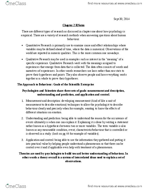 PSYC 1010 Chapter 2: Chapter 2 RNotes.docx thumbnail