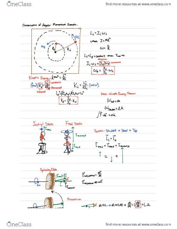 PHYS 211 Quiz: Angular Momentum Vector Precession - OneClass