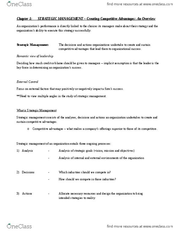 ADMS 4900 Lecture Notes - Lecture 1: Plaintext, Competitive Advantage, Corporate Social Responsibility thumbnail