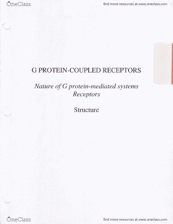 PHC230H1 Lecture 3: 3.Molepharm G-rec.nature.structure.PDF thumbnail