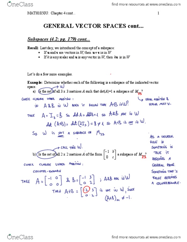Applied Mathematics 1411A/B Lecture Notes - Lecture 11: Feasible Region, Linear Combination thumbnail