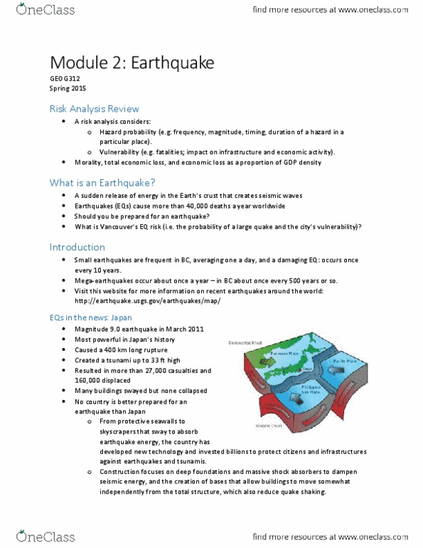 GEOG 312 Lecture 2: Module 02 Earthquakes.pdf thumbnail