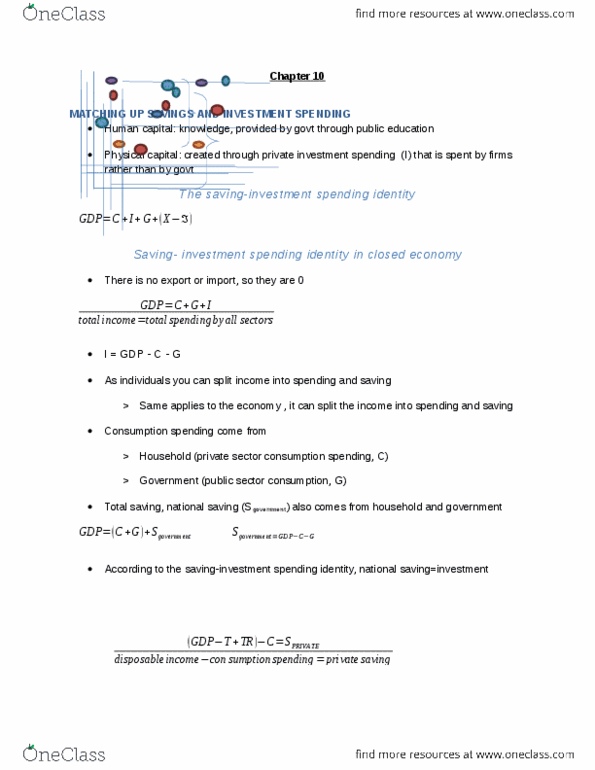 ECON 105 Lecture Notes - Lecture 7: Loanable Funds, Real Interest Rate, Demand Curve thumbnail