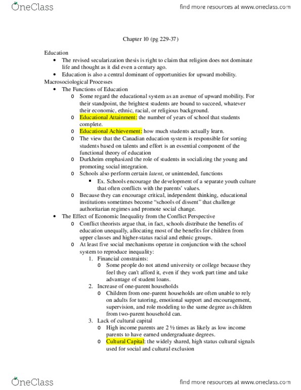 SOC100H5 Chapter 10: R-Reading Notes-Chapter 10 (pg 229-37).docx thumbnail