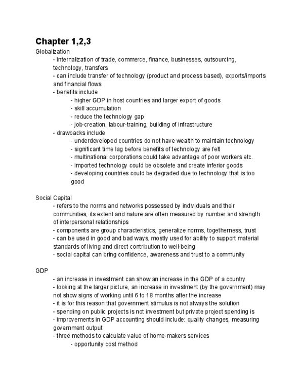 ECON 2D03 Lecture Notes - Lecture 1: None Of The Above, Externality, Securitization thumbnail