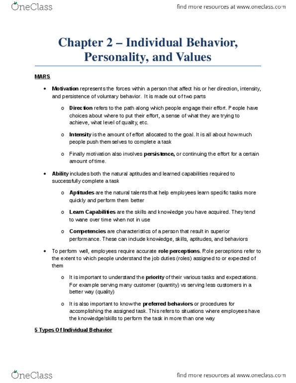 MHR 405 Chapter Notes - Chapter 2: Corporate Social Responsibility, Heredity, Situation Two thumbnail