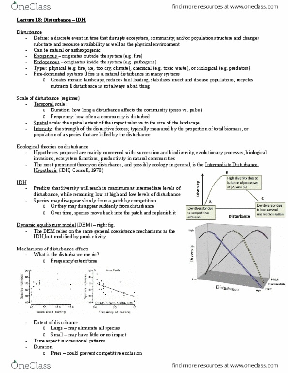 Biology 3445F Lecture Notes - Lecture 18: Time Series, Ecosystem Management, State Space thumbnail