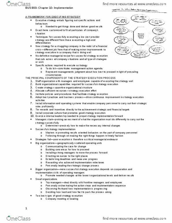 BUS 800 Chapter Notes - Chapter 10: Knitting, Intellectual Capital, Organizational Chart thumbnail