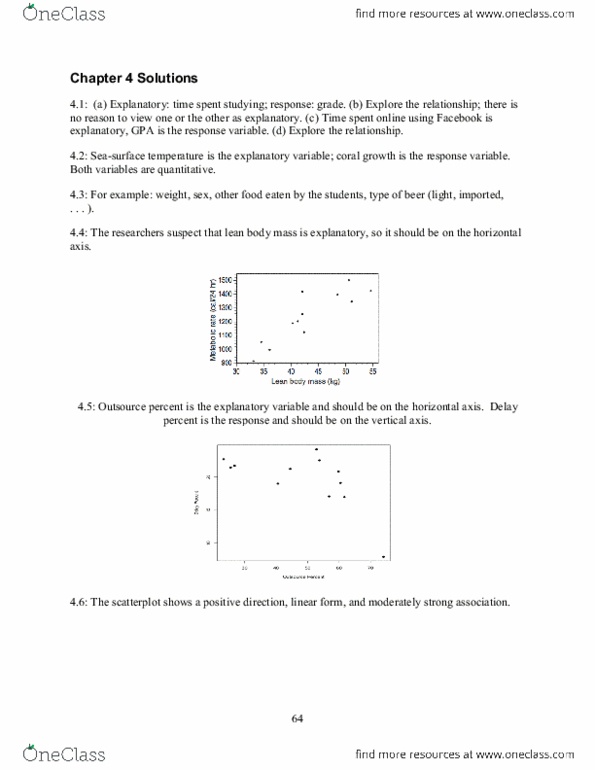 Statistical Sciences 1024A/B Chapter Notes - Chapter 4: Social Exclusion, Toco Toucan, Relative Growth Rate thumbnail