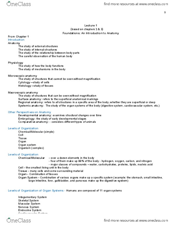 BIOB33H3 Lecture Notes - Lecture 1: Thyroid, Cranial Cavity, Stereocilia thumbnail