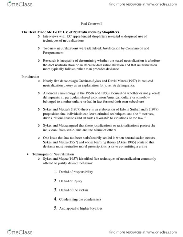 SOC209H5 Chapter 7: Reading Note-Paul Cromwell.docx thumbnail