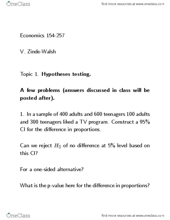 ECON 257D2 Lecture Notes - Lecture 1: Ejection Seat, Type I And Type Ii Errors, Mechanism Design thumbnail