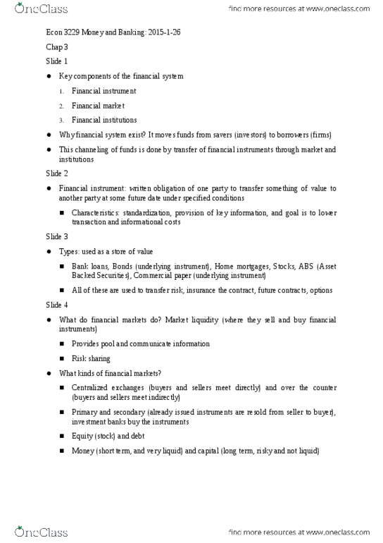 ECONOM 3229 Lecture Notes - Lecture 3: Underlying, Market Liquidity, Financial Instrument thumbnail