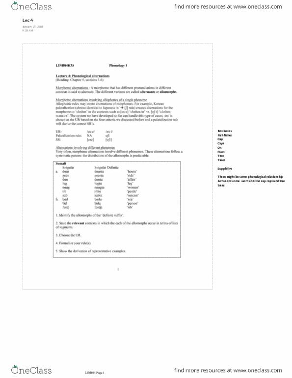 LINB04H3 Lecture 4: Lec 4.pdf thumbnail