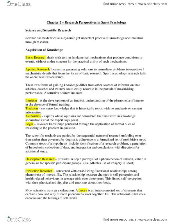 PSYC 3480 Chapter 2: Chapter 2 – Research Perspectives in Sport Psychology.docx thumbnail
