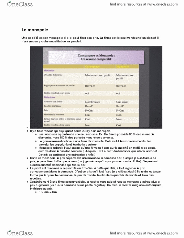 ECO 1504 Lecture Notes - Lecture 12: De Beers thumbnail