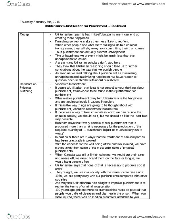 PHILOS 2G03 Lecture Notes - Lecture 9: Reprobation thumbnail