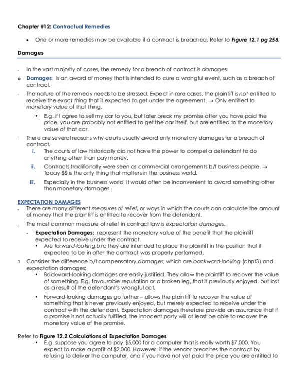 LAW 122 Chapter 12: Chapter #12.docx thumbnail