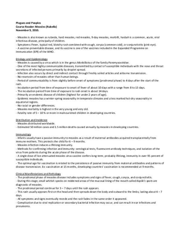 HLTB21H3 Chapter : Measles (Rubella).docx thumbnail