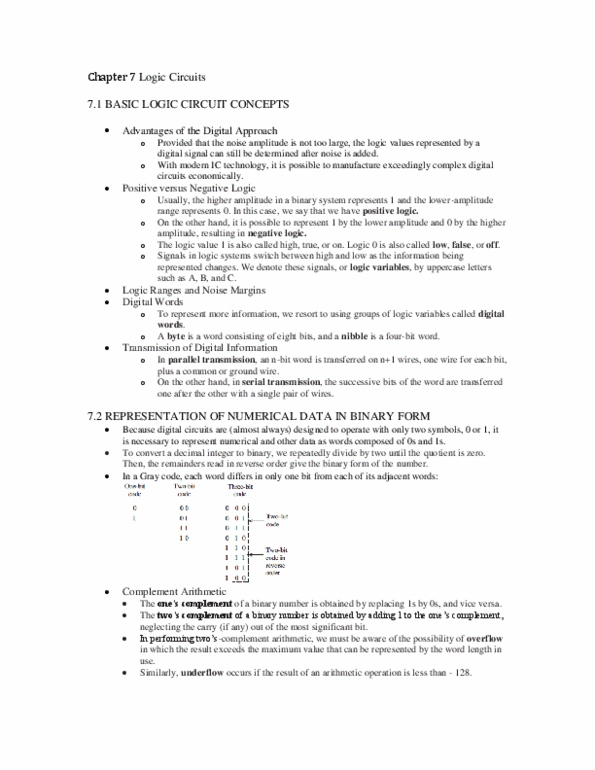 ECE-105 Chapter Notes - Chapter 7: Trailing Edge, Sequential Logic, George Boole thumbnail
