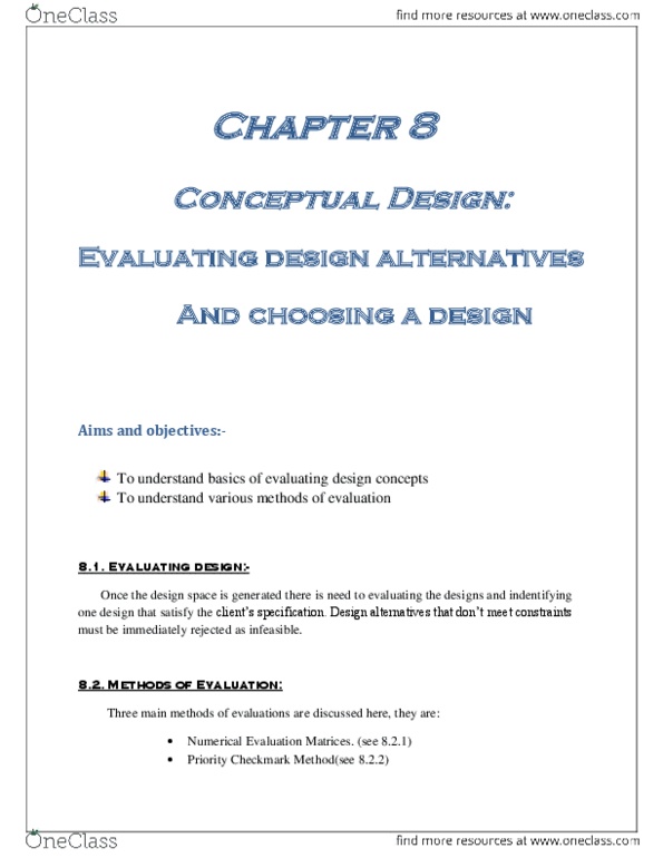 EGR 100 Chapter 8: Conceptual Design thumbnail