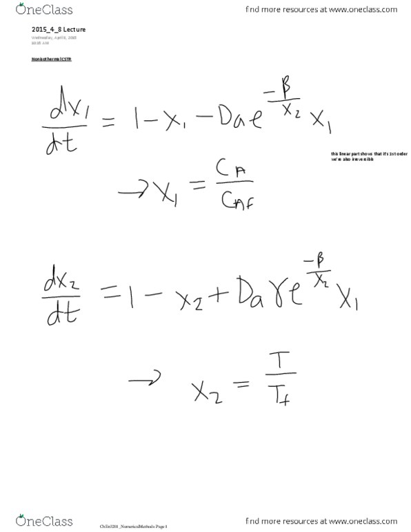 CHEN 3201 Lecture Notes - Lecture 40: Moodle, Gaussian Elimination thumbnail