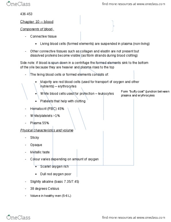 BIOM 2000 Chapter Notes - Chapter 10-12: Natural Killer Cell, Intercostal Nerves, Coronary Circulation thumbnail