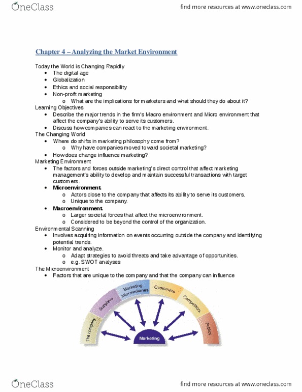 MARK301 Lecture Notes - Lecture 4: International Trade, Antibiotics, Baby Boomers thumbnail