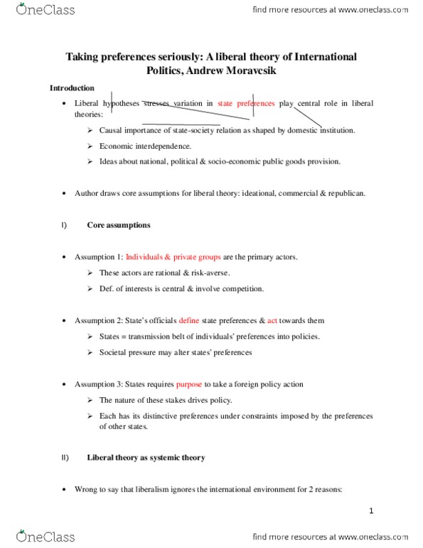 POLI 243 Lecture Notes - Lecture 3: Preventive War thumbnail