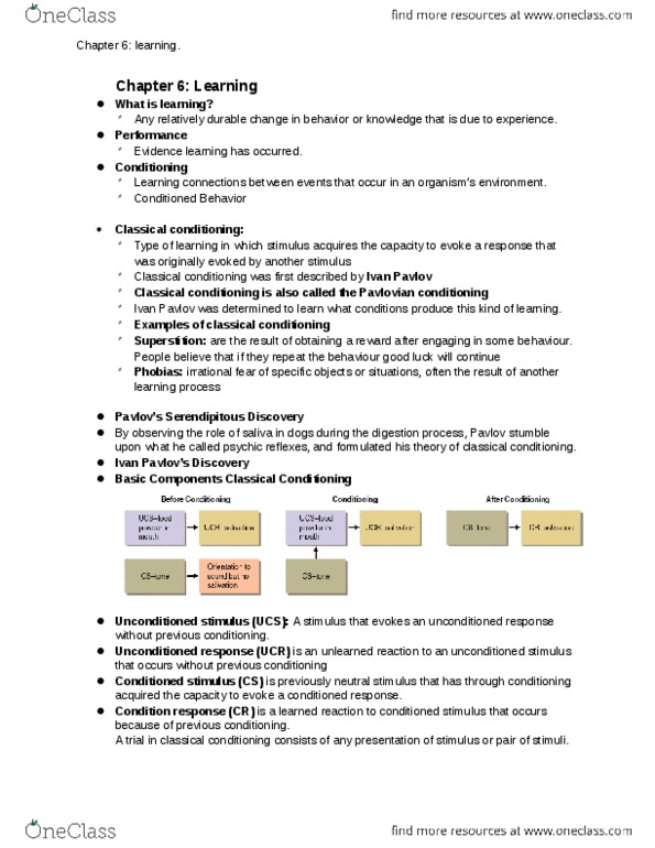 PSYC 1001 Chapter Notes - Chapter 6: The Roots, Applied Behavior Analysis, Albert Bandura thumbnail