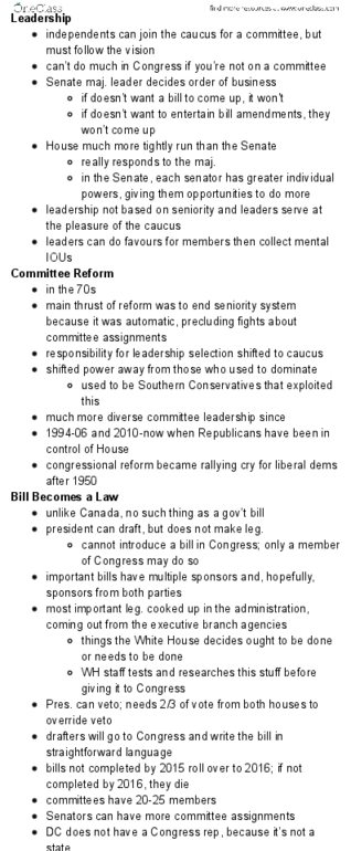 POLI 325D2 Lecture 10: Lecture 10- Congress -continued-.pdf thumbnail
