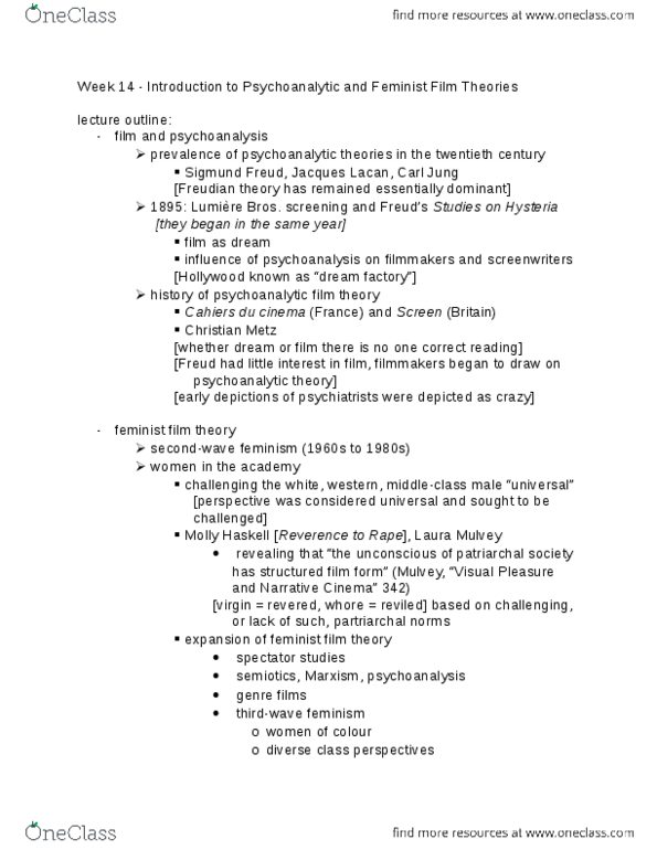 Film Studies 1020E Lecture 11: Film Class 11.docx thumbnail