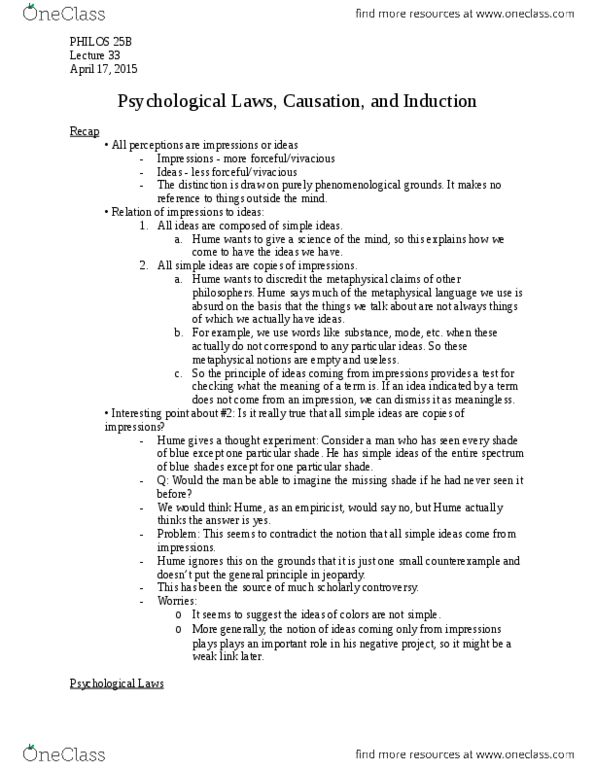 PHILOS 25B Lecture Notes - Lecture 33: Thought Experiment, Contiguity, Lectern thumbnail