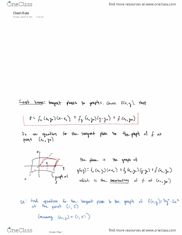 MATH V1201 Lecture 15: Chain Rule (as PDF).pdf thumbnail