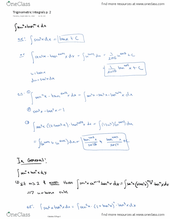 MATH V1102 Lecture 4: Triginometric Integrals p 2 (as PDF).pdf thumbnail