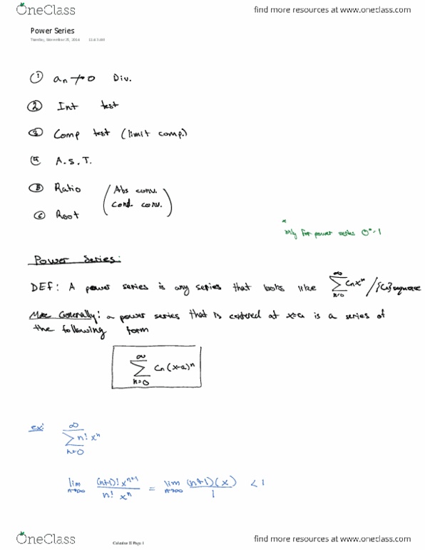 MATH V1102 Lecture 22: Power Series (as PDF).pdf thumbnail