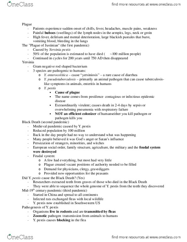 Microbiology and Immunology 2500A/B Lecture Notes - Lecture 2: Sputum, Neutrophil, Sepsis thumbnail