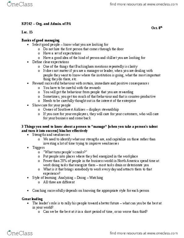 KP242 Lecture Notes - Lecture 8: Scale-Invariant Feature Transform, Skill, Jack Welch thumbnail