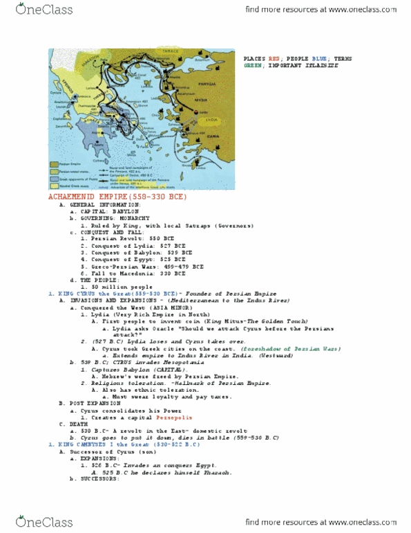 HIST-W 100 Lecture 6: L.6 Achaemenid Empire (558-330 B.C).pdf thumbnail