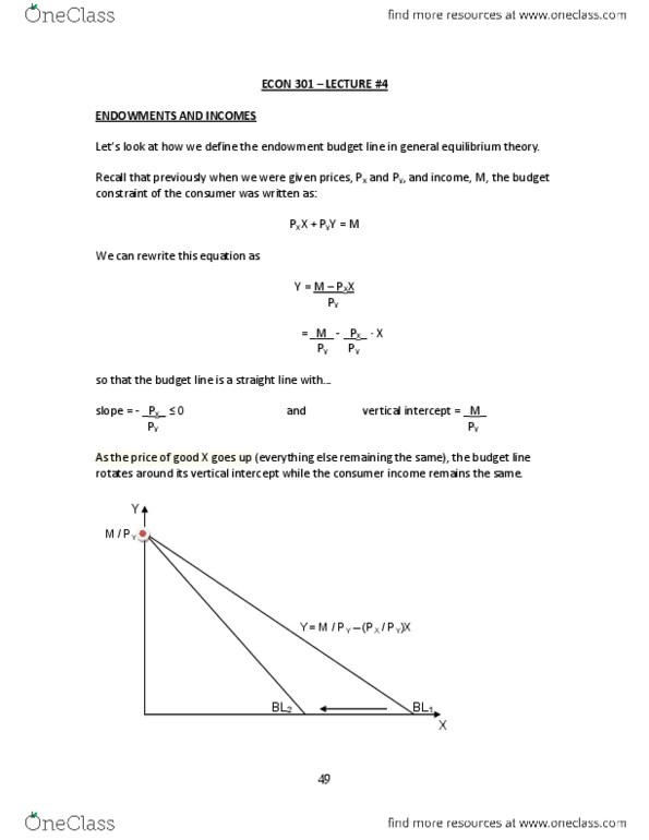 ECON301 Lecture Notes - Lecture 4: Utility Maximization Problem, Aggregate Supply, Aggregate Demand thumbnail