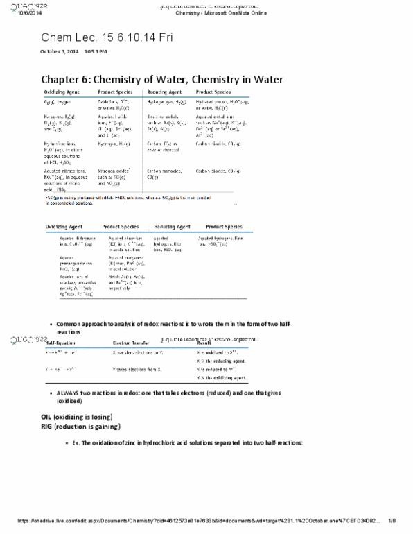 CHMA10H3 Lecture Notes - Lecture 15: Microsoft Onenote, Ammonium Hydroxide, Lewis Acids And Bases thumbnail