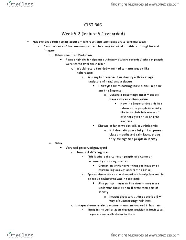 CLST 306 Lecture 10: CLST 306 Week 5-2.pdf thumbnail