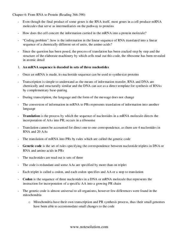 BIO130H1 Chapter Notes -Hsp60, Molten Globule, Chloramphenicol thumbnail