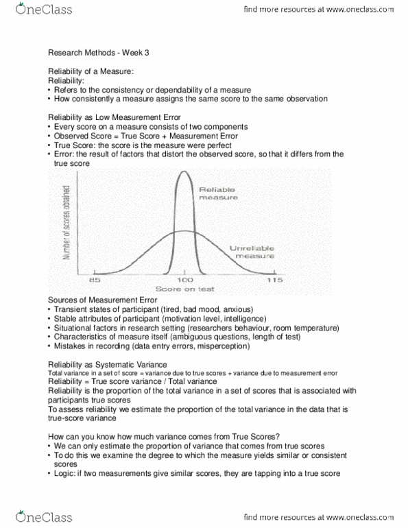 PS295 Lecture Notes - Lecture 3: Pearson Product-Moment Correlation Coefficient, Likert Scale, Concurrent Validity thumbnail