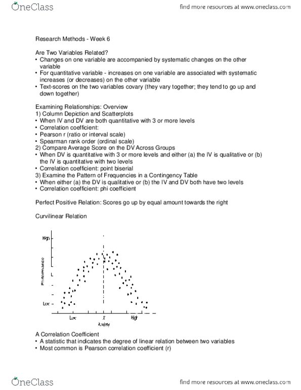 PS295 Lecture Notes - Lecture 6: Phi Coefficient, Level Of Measurement, Contingency Table thumbnail