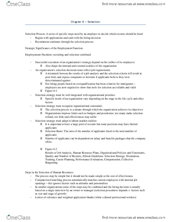 BUSI 3102 Chapter Notes - Chapter 6: Absenteeism, Extraversion And Introversion, Agreeableness thumbnail