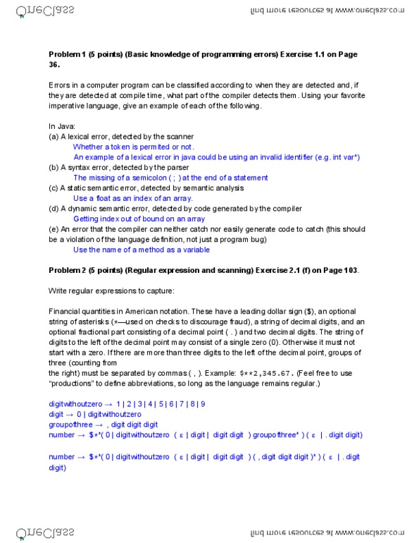 COP 4555 Lecture 1: COP4555 HW1 Solutions thumbnail